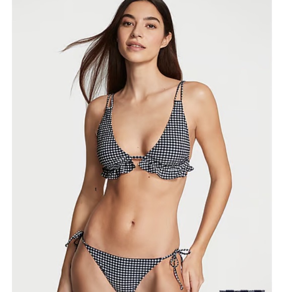 Victoria's Secret Other - Victoria’s Secret Navy blue and white striped bikini set!